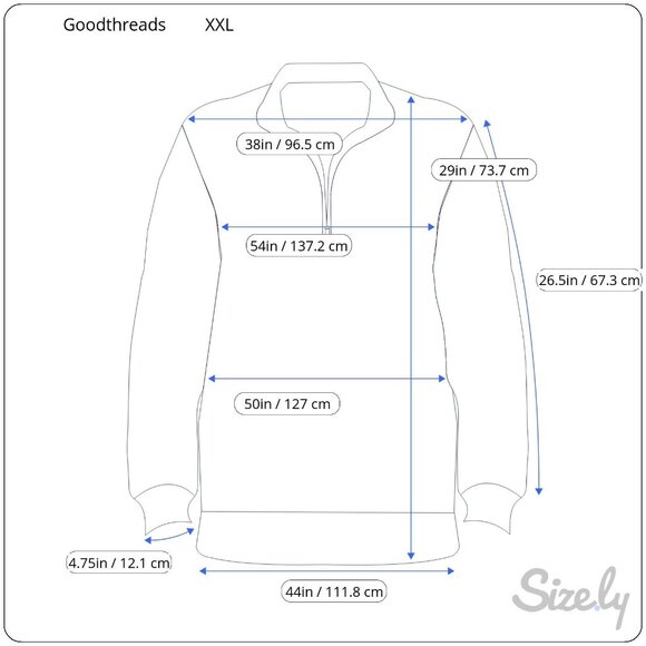 Goodthreads Men's Size XXL Olive Green 1/4 Zip Sweater NWT - Picture 3 of 3